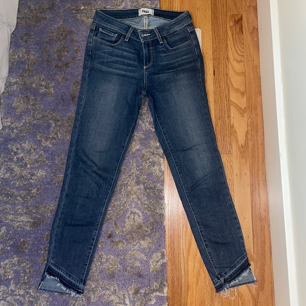 Paige Verdugo Crop Jeans Cropped with Cute Hem Detail